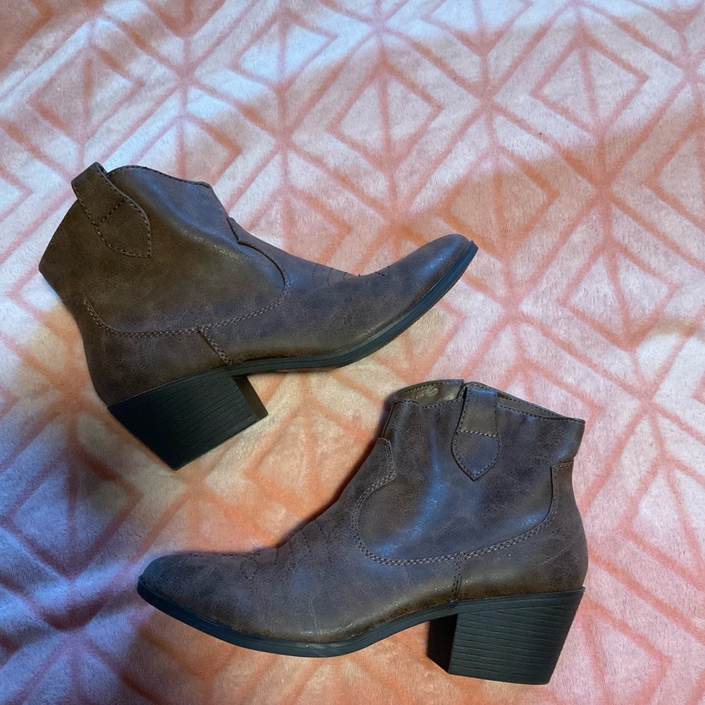 Ankle length cowgirl boots!